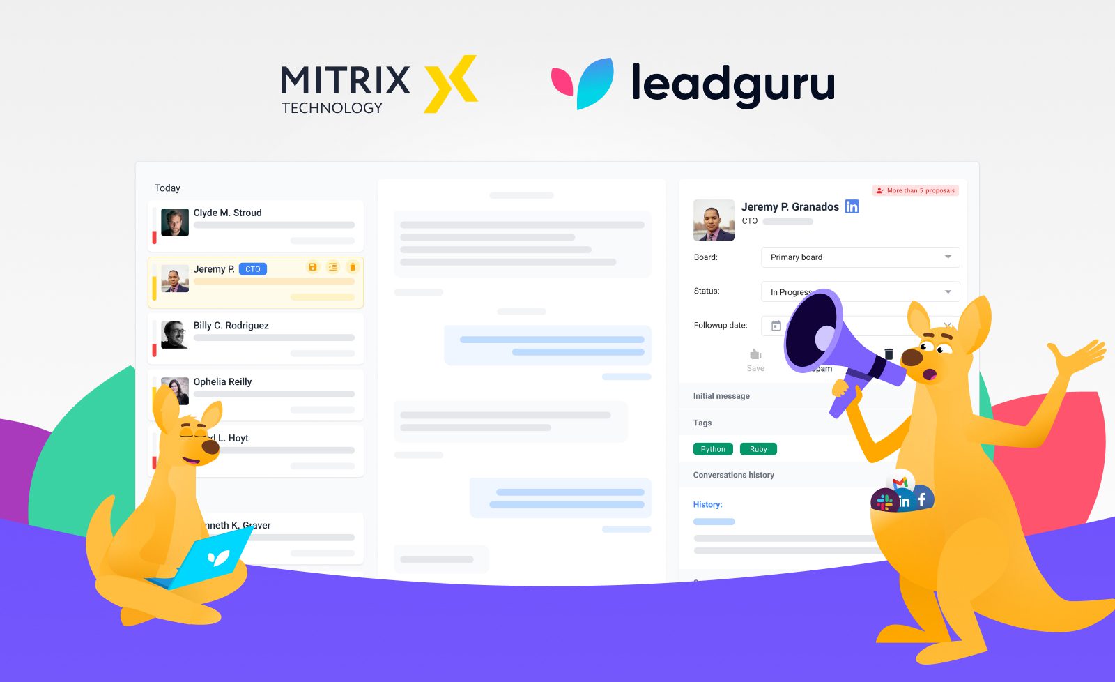 Leadguru – An Automated Lead Generation and Social Selling Platform
