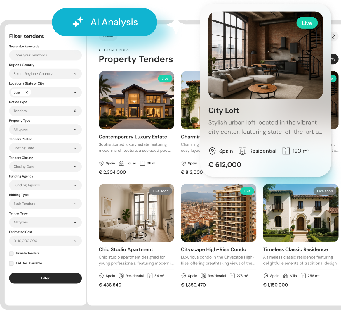 Real Estate – AI-Driven Tender Analysis